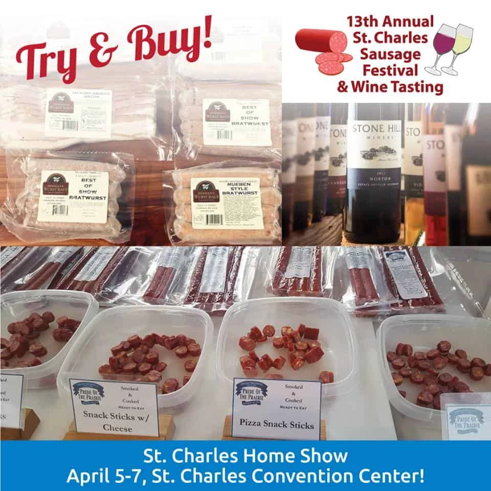 St. Charles Sausage Festival & Wine Tasting at the Home Show Hermann