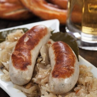Hermann Wurst Haus Brat with Kraut