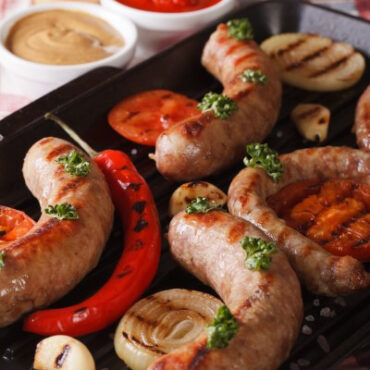 Hermann Wurst Haus Roasted Garlic and Onion Bratwurst