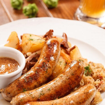 Hermann Wurst Haus Mushroom & Swiss Bratwurst
