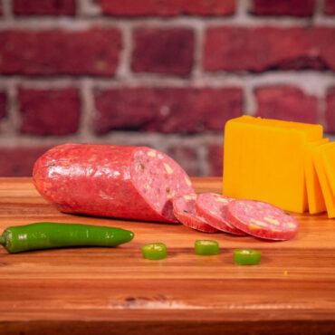 Hermann Wurst Haus Summer Sausage with Cheese and Jalapeno